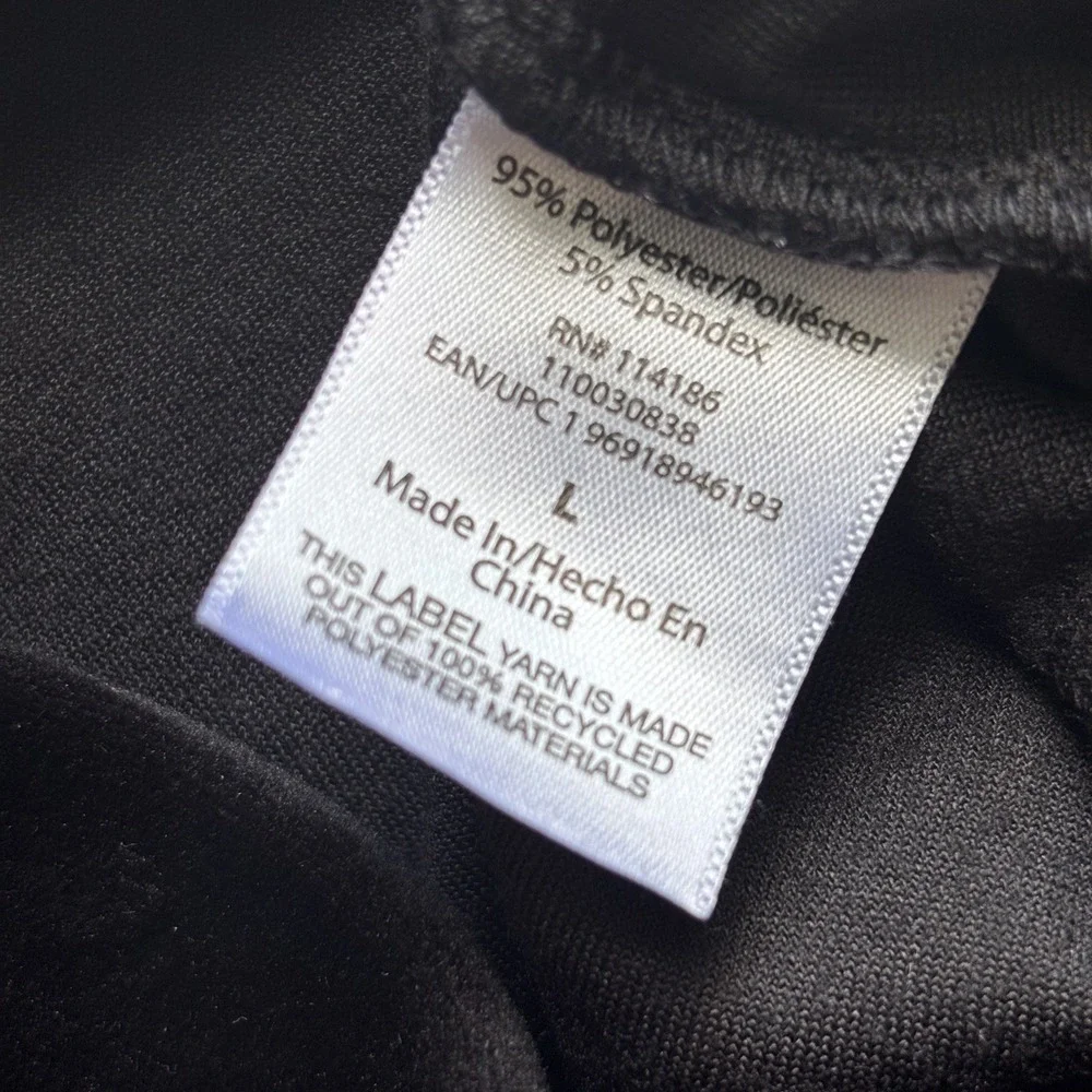 Juicy Couture Women's Velour Drawstring Track Pants Size L Black Y2K Lounge Soft - Picture 7 of 12
